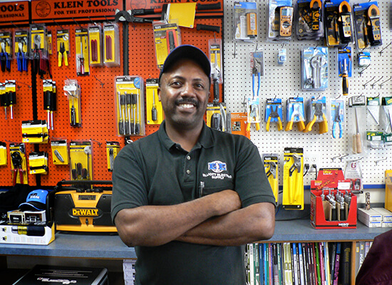 Counter sales employee at Elliott Electric Supply