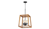 10306BKASB - Black Forest 4 Light Chandelier - Maxim