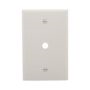 2028W - Wallplate 1G W/.375" Hole THRMST Mid WH - Eaton Wiring Devices