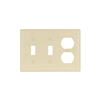 2158VB0X - Combination Wallplate, Ivory, Togg - Eaton