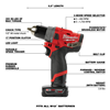 250322 - M12 Fuel 1/2" Drill Driver Kit - Milwaukee Electric Tool