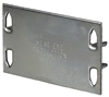 2516 - 1-3/4" X 5" Safety Plates 16 Gauge Steel 100 Pack - LH Dottie