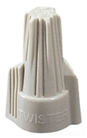 30641 - Twister Wire Conn, Model 341 Tan, 500/Bag - Ideal
