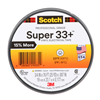 33+SUPER34X76FT - Super 33+ Vinyl Electrical Tape, 3/4" X 76', BK - Minnesota Mining (3M)