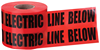 42201 - Detect Ug"Caution Buried Electric Line" Red, 3" - Ideal