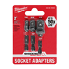 48325033 - Shockwave 3PC Impsocket Adapter Set - Milwaukee®