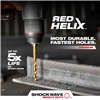 48894629 - 1/2" Shockwave Red Helix Titanium Drill Bit - Milwaukee®