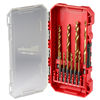 48894633 - Shockwave Red Helix Titanium Drill Bit Set 10PC - Milwaukee®