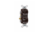 5350 - Recep Dup 20A/125V Side Wire Brown - Pass & Seymour/Legrand