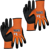 60582 - Knit Dipped Gloves, Cut Level A1, Touchscreen, X-L - Klein Tools