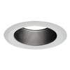 6103BB - 6" Black SS Metal Baffle, White SF Ring - Cooper Lighting Solutions