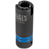 66031 - 3-In-1 Slotted Impact Socket, 12-Point, 3/4 & 9/16" - Klein Tools