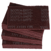 7447 - Scotch-Brite Hand Pad, 6" X 9", Maroon - Minnesota Mining (3M)