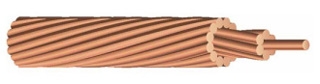 BARE8S0L500 - #8 Sol Bare Copper 500' - Copper