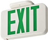 EXGLEDELM6 - 120/277V Led Exit Green LTR W/ Battery Backup - Lithonia Lighting