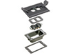 FLBCF101BLTK - BLK NM Flip Lid Floor Box Trim Kit - Arlington Industries