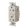 GFR20LA - 20A 125VAC Comm GFR Light Almond - Hubbell Wiring Devices