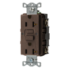 GFRST20 - 20A Comm Self Test GFR Brown - Hubbell Wiring Devices