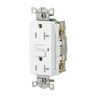 GFRTR20W - C0A 125VAC Comm TR GFR White - Hubbell Wiring Devices