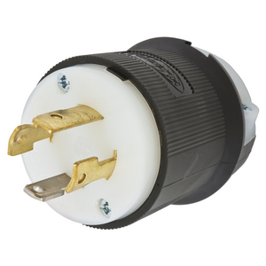 HBL2711 - LKG Plug, 30A 125/250V, L14-30P, B/W - Wiring Device-Kellems