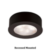 HRLED87BK - Led Round Button Black - W.A.C. Lighting