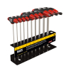 JTH610E - Hex Key Set, Sae T-Handle, 6", With Stand, 10PC - Klein Tools