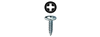 KW812 - #8 X 1/2'' Phil WH Klath Metal Piercing Screw - LH Dottie