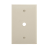 PJ11LA - Wallplate 1GTEL/Coax.406"Hole Poly Mid BX La - Eaton