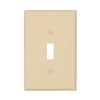 PJ1V - Wallplate 1G Toggle Poly Mid Iv - Eaton