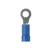 PV1414RC - Ring Terminal, Blue, Vinyl, 14-16 Awg, 1/4" - Panduit Corporation