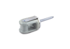 RWH1 - Porcelain Wire Holder, Lag Screw Mounting - Bridgeport Fittings