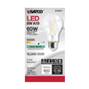 S12417 - 8W Led A19 40K Clear 800LM - Satco