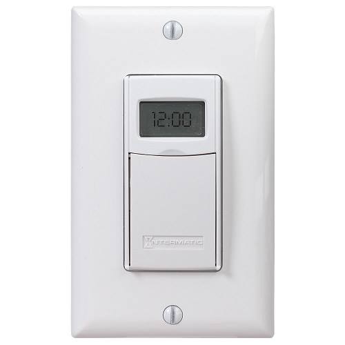 ST01 - 7DAY PRGBL WL SW Timer White - Intermatic