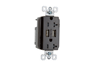 TR5362USBBK - Dup Rec 20A TR Spec W/3.1A Usb CHRG BK - Legrand-Pass & Seymour