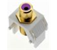 WP3466WH - Purple Rca to F-Connector WH (M20) - Legrand-On-Q