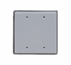 WPB2G - WP Cover 2G Blank W/Gasket Gray - Legrand-Pass & Seymour