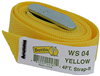 WS04 - 4' Yellow Nylon Web Strap - LH Dottie